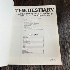 The Bestiary Lost World of Atlantis Keith Sechi 1986 Bard Games RPG Supplement