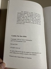 Candida, the Slow Killer, 2001 Revised Edition, 50-Page Booklet Schumacher