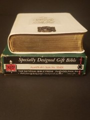 Vintage National Bible Press Holy Gift Bible Agate/Bride’s Style 2040x with Box