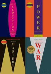 Robert Greene 4 Book Set Concise 48 Laws of Power, Mastery, Art Of Seduction,WAR