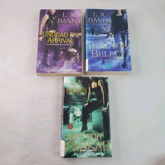 Crimson Moon Series # 2, 3, 6 MM PB – LA Banks Paranormal Romance EXLIBRARY Lot