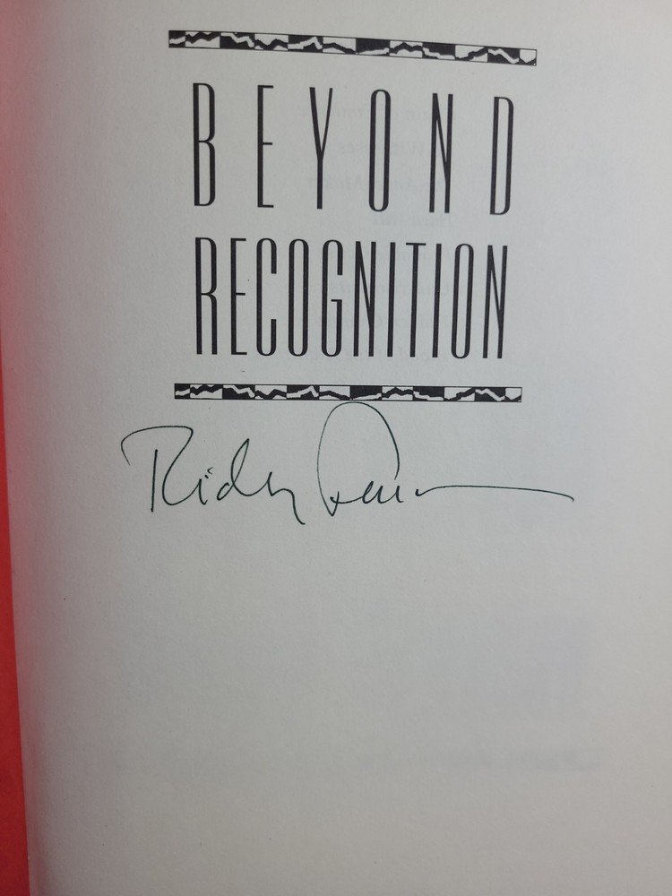 *SIGNED* Beyond Recognition by Ridley Pearson (1997, First Edition Hardcover)