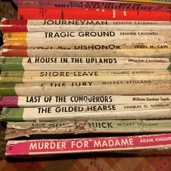 LOT of 10 Vintage Novels Signet 1940s-50s Some 1st Editions. Some Reader Copies