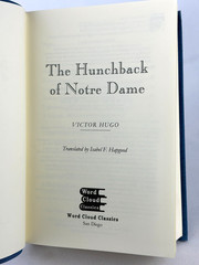 Rare – The Hunchback of Notre Dame by Victor Hugo Leather Classic *Like New*