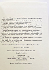 Stephen King Library Skeleton Crew 1985 Hardcover