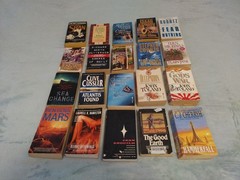 Lot of 20 Historical Fiction Paperbacks Random Mix of Books Romance Science Fict
