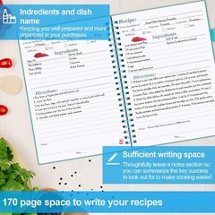 Recipe Book Recipe Book to Write in Your Own Recipes Blank Recipe Book