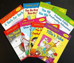 Lot of 8 Grammar Tales Series Books Scholastic Elementary Language Teaching