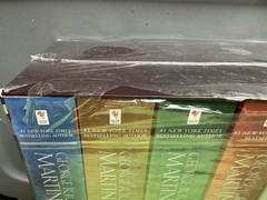 George R.R. Martin A Song of Ice and Fire 5-Book Set Game of Thrones READ DESC.