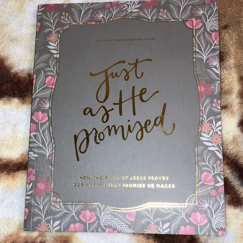 The Daily Grace Co. Just as He Promised 2024 Advent Bible Study Guide PB