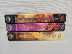 Lot of 3 The Kane Chronicles Paperback Books by Rick Riordan