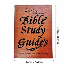 66-Page Bible Study Guide Daily Devotional Journal Scripture Quotes Religious No