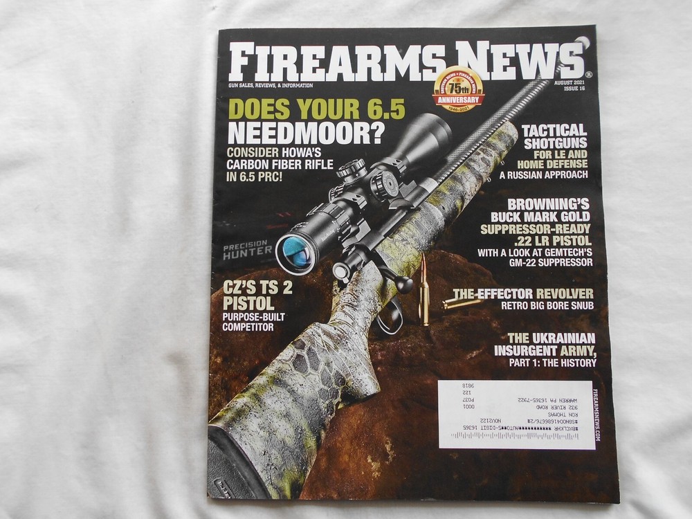 FIREARMS NEWS Magazine-AUGUST,2021 ISSUE 16