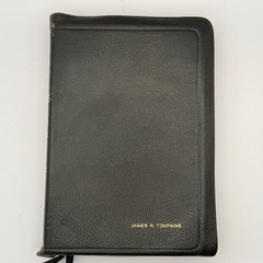 1945 Scofield Reference Bible KJV Oxford Grained Morocco Leather USA Vtg