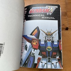 Mobile Suit Gundam Wing Technical Manual Book #1 Tokyopop Anime Wing Zero