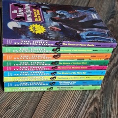 Vintage 1990s The 3 Investigators Book Bundle Lot Of 9 Mystery Detective Series