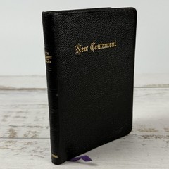 New Testament & Psalms ~ Self Pronouncing Edition National Bible Press Leather