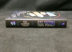SIGNED Just Visiting This Planet Neil DeGrasse Tyson Autograph 2025 Hardcover