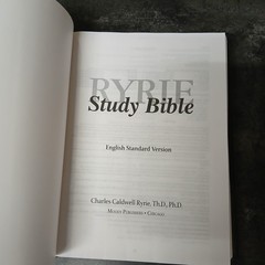 Moody Publishers Ryrie ESV Study Bible New Edition Hardcover by Charles C. Ryrie