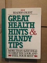 Great Health Hints And Handy Tips by Reader’s Digest (1994, Hardcover)