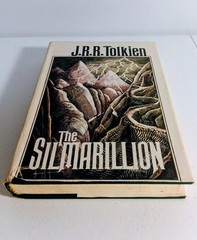 1977 J.R.R. Tolkien ” The Silmarillion Hardcover First Edition Book With Map