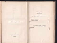 The Ancient Mariner & The Vision of Sir Launfal (HB, 1902, 104 pages)