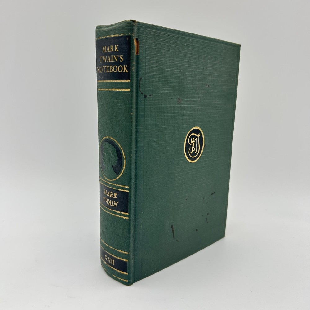 Mark Twain’s Notebook First Edition 1935 Harper & Brothers Classic Nonfiction