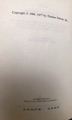 Holy Bible KJV Thomas Nelson Dictionary Concordance 1984