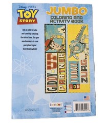 Toy Story Woody Buzz Lightyear Disney Pixar Activity Color Coloring Book bendon