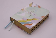 The Jesus Bible soft leather-look multi-teal indexed BRAND NEW in Shrink Wrap!!!