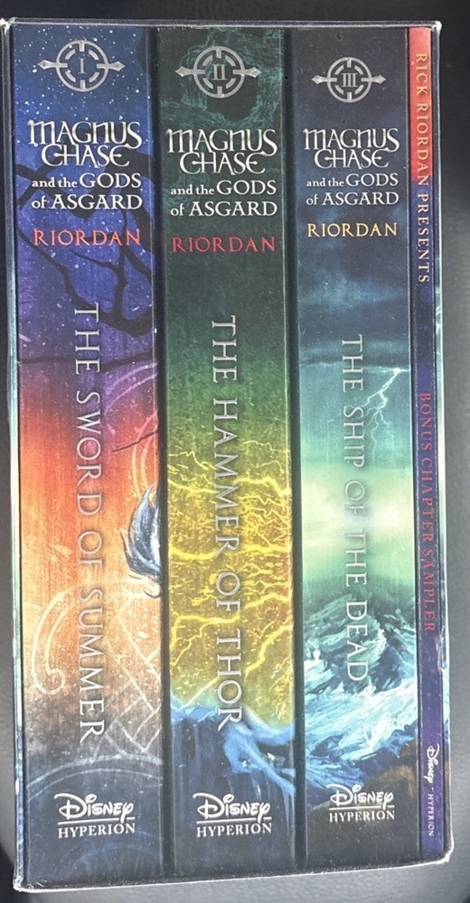 Magnus Chase and the Gods of Asgard Paperback Boxed Set by Rick Riordan SEALED