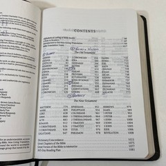 Premium Slimline Reference Holy Bible NLT 2nd Edition Bonded Leather Large Print