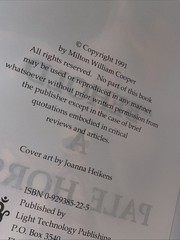 Behold a Pale Horse William Cooper Unrevised 1991 Protocols Zion Conspiracy Lot