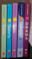 Raina Telgemeier Collection: Smile, Drama, Sisters, Ghosts, Guts Graphic Novels