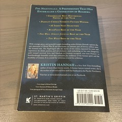 Nightingale : A Novel by Kristin Hannah (2017, Trade Paperback)