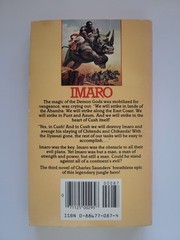 1985 THE TRAIL OF BOHU CHARLES R. SAUNDERS IMARO III 1ST EDITION PAPERBACK DAW