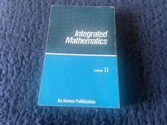 Integrated Mathematics Course 2 II 2nd. Ed. Amsco ISBN#0-87720-271-0 Paper VG
