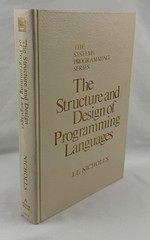 The Structure & Design of Programming Languages Nicholls 1975 HC Computer Book