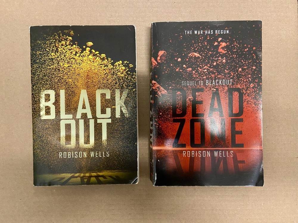Blackout and Dead zone by Robison Wells (2013/2014, Paperbacks)