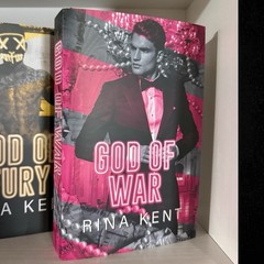 God of War by Rina Kent Legacy of Gods with Art Print, Letter, Sticker