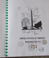 1971 POSTMARKS An Album of United States of America Post Office Mark Some Stamps
