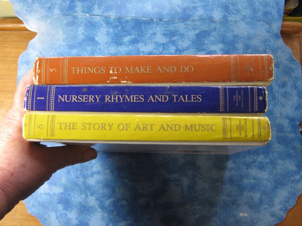 VTG LOT OF 3 THE BOOKSHELF FOR BOYS & GIRLS #1, 5, &6 HC 1979 VGC