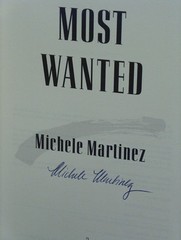1st,signed by author,Melanie Vargas 1: Most Wanted by Michele Martinez (2005,HB)