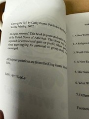 ONE WORLD ORDER IS COMING : WHO WILL RULE? BY CATHY BURNS (1997, BOOK 2ND PRINT