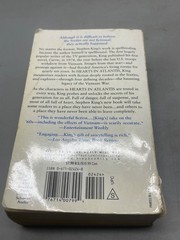 Hearts in Atlantis book Stephen King paperback 1999 copyright 672 pages READ