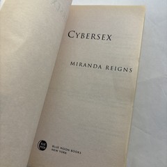 Cybersex Miranda Reigns Erotica Book Cyberwebs Trilogy Collection HTF Wear