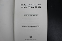 Sliding Scales Alan Dean Foster 2004 First Edition Del Rey Science Fiction HCDJ
