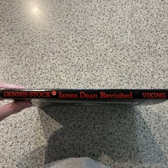 James Dean Revisited Hardcover, by Dennis Stock- good w/DJ 1978 The Viking Press
