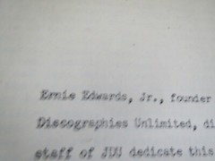 Claude Thornhill Discography, Jazz Discographies Unlimited 24 pages circa 1971