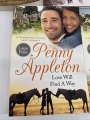 Penny Appleton Job lot collection of 5 LARGE PRINT adult fiction books